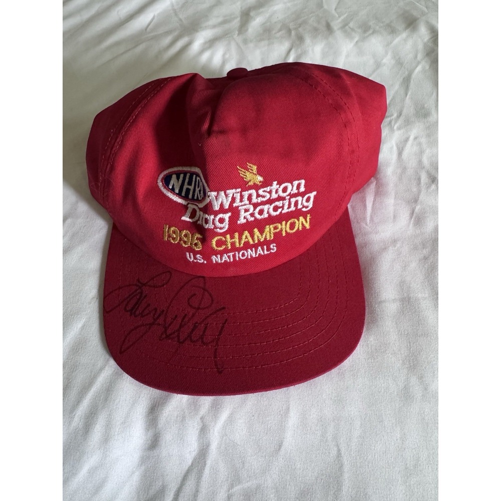 Winston drag Racing Vintage Hat Nhra USA Made  Snap Back 1995 Atsco Nationals